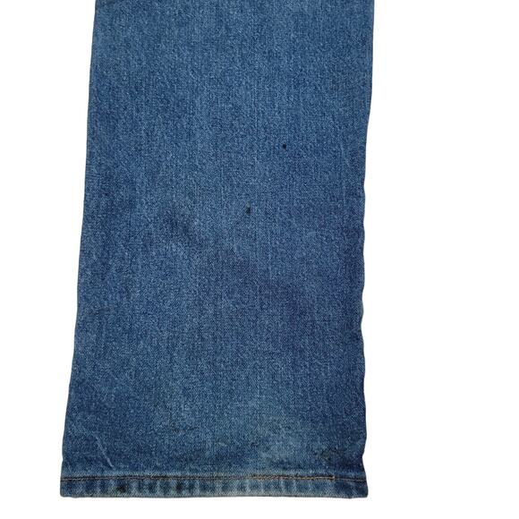 Wrangler Denim Blue Jeans Measure 38x34  13MWZ Cowboy Rodeo Western - Picture 7 of 14